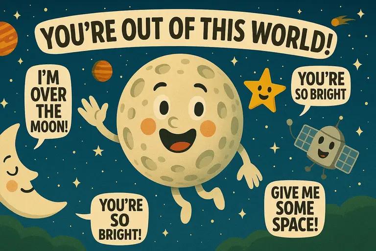 173 Moon Puns That Are Out of This World and Full of Laughs! 1 173 Moon Puns That Are Out of This World and Full of Laughs!