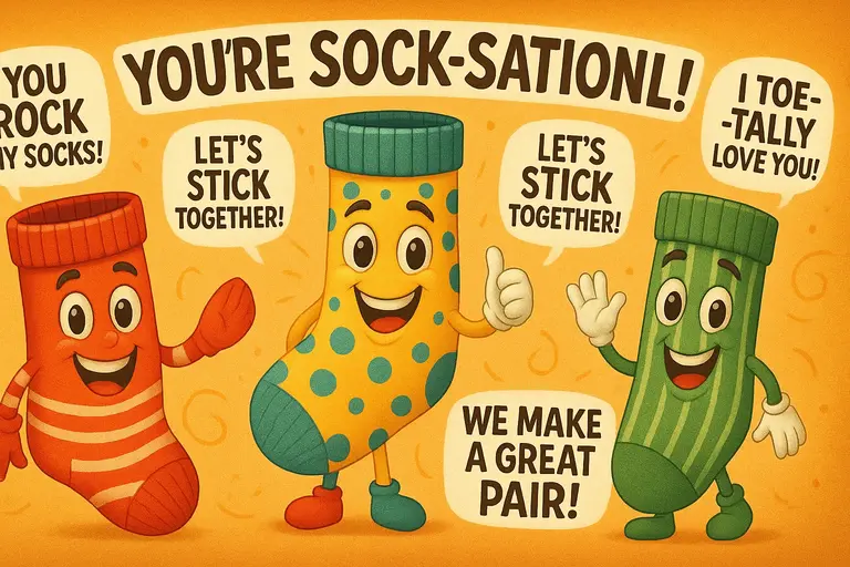 201 Sock Puns That’ll Toe-tally Knock You Off Your Feet! 1 201 Sock Puns That’ll Toe-tally Knock You Off Your Feet!